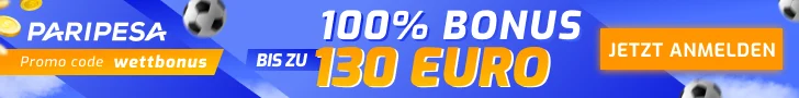 Paripesa Banner für Sportwetten