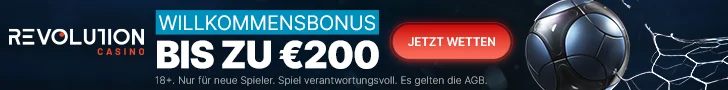 Revolution Casino Sportwetten Bonus Banner