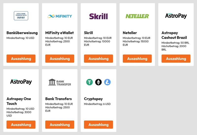 Optimbet Auszahlungsaoptionen
