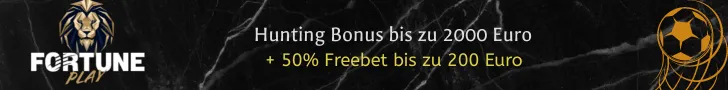 Fortune Play Bonusangebote für Sportwetten mit Hunting Bonus und Freebet