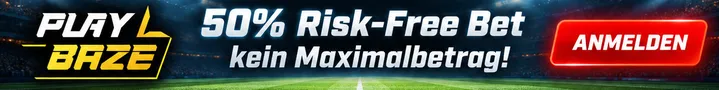 Playbaze 1 Playbaze Banner mit Risk Free Bet